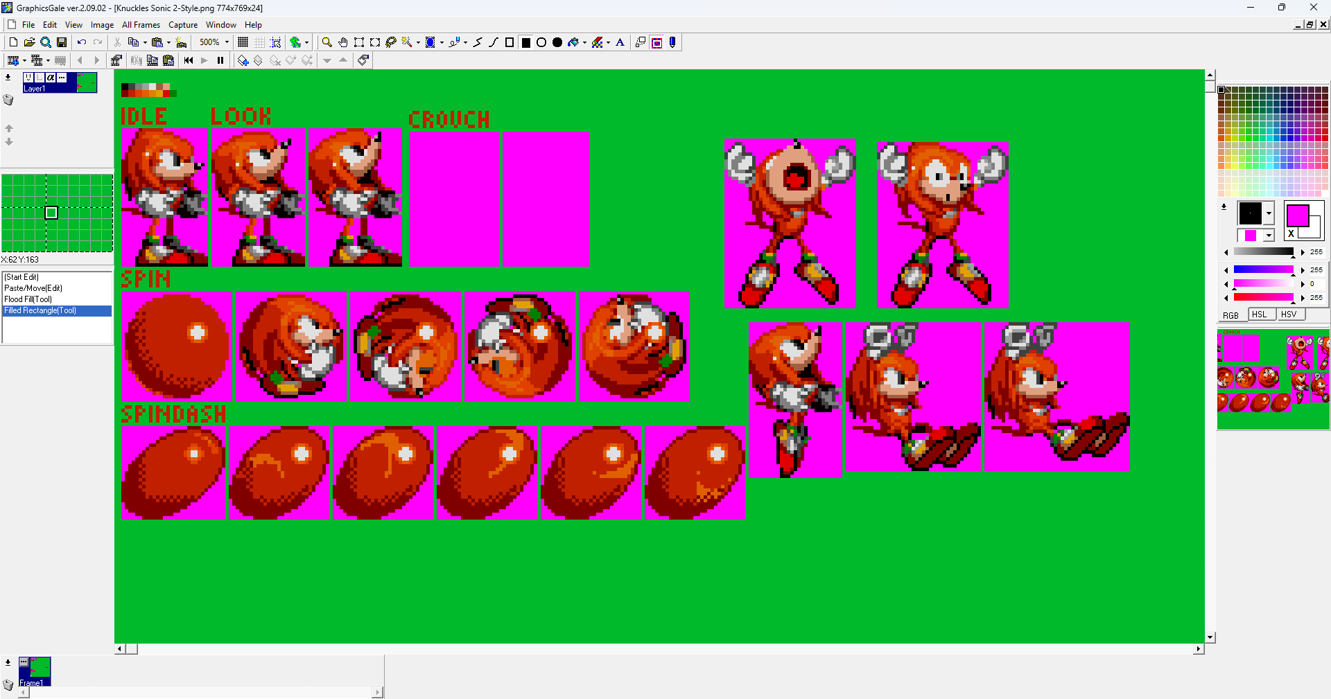 GraphicsGale ver.2.09.02 - [Knuckles Sonic 2-Style.png 774x769x24] 1_21_2024 3_46_37 AM.png